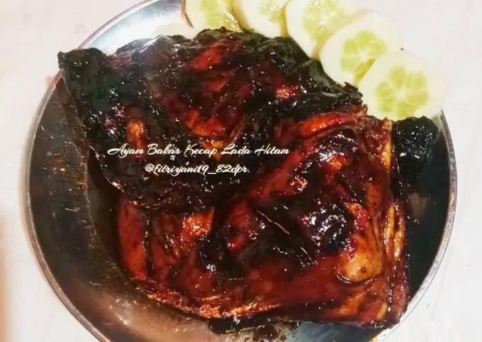 Ayam Bakar Kecap Lada Hitam #Dapur Fitri