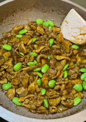 Foto resep Babi pete kecap
