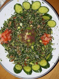 صورة لوصفة تبولة