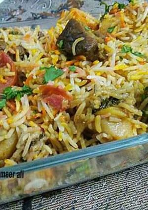 A picture of Sindhi biryani #cookpadapp #kobabandcookpad.