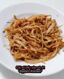 Cải xá bấu xào sả ớt