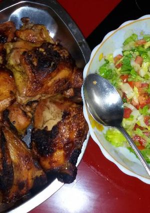 صورة لوصفة 🌹 افخاذ دجاج مشويه بالفرن 🍗🌹🐔