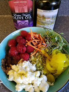 A picture of Cous Cous Flaxseed Salad.