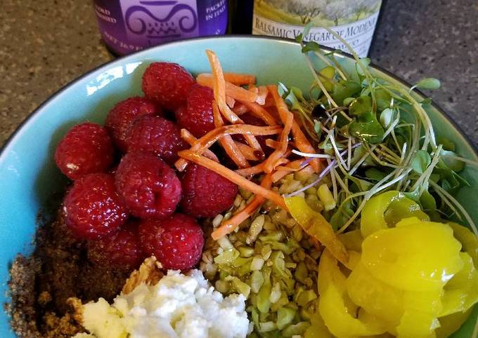 Cous Cous Flaxseed Salad