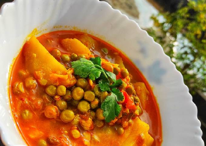 Simple Way to Make Favorite Aloo Matar