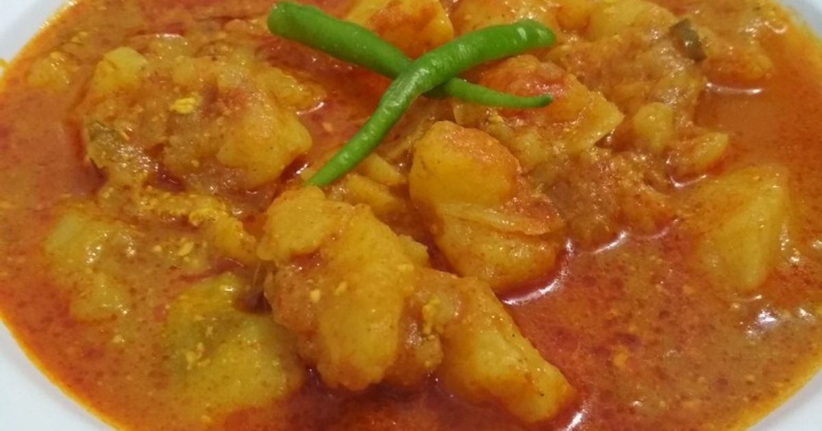 Tari Wala Dahi Aloo Recipe By Naheed Alam