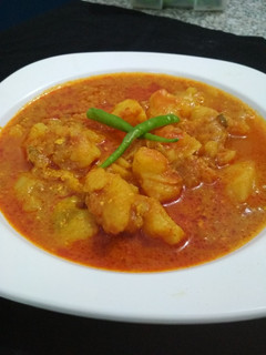 A picture of Tari wala Dahi-Aloo.
