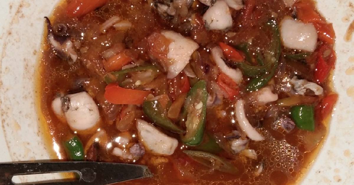 Resep Cumi Basah Saus Tiram Saori : Resep Dan Cara Memasak Cumi Saus