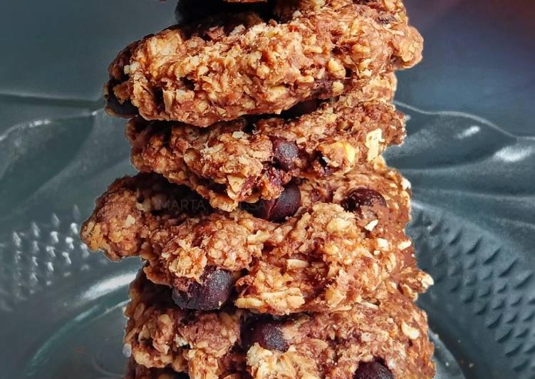Rahasia Bikin Choco Oat Cookies for Diet Enak dan Antiribet