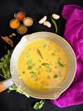 Kathal Bichir Dal (Jackfruit Seed Lentil Curry - Bong style)
