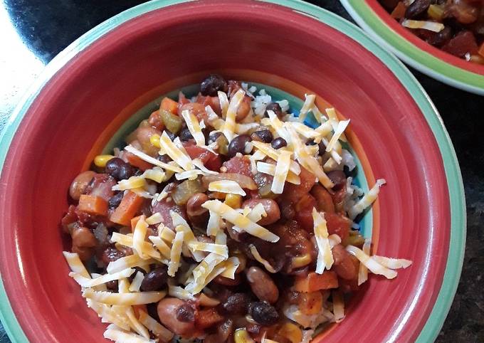 Recipe of Super Quick Homemade Veggie Taco Bowls