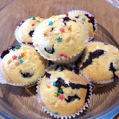 A picture of Blueberry Muffins.