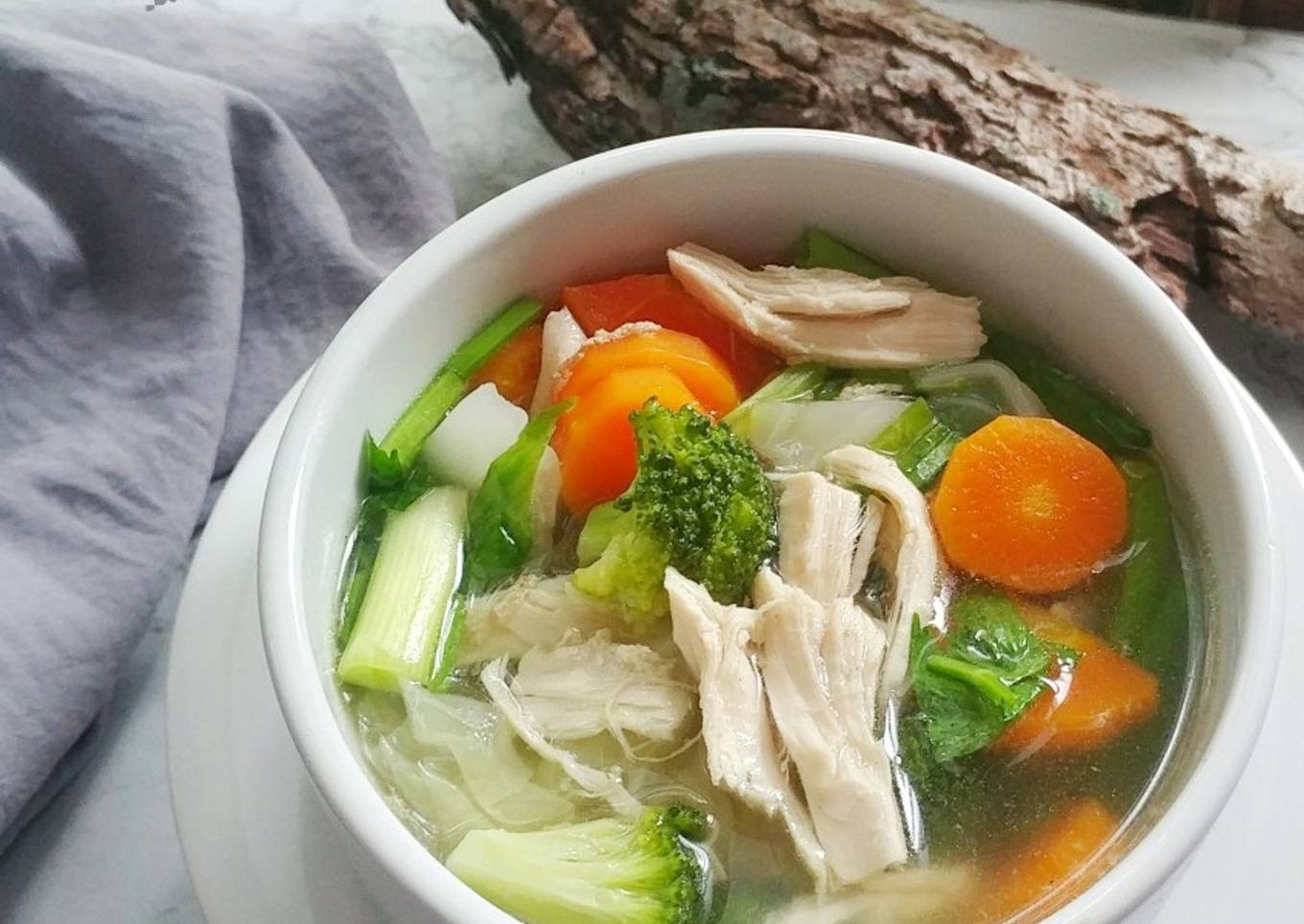 (370) Sup Ayam Suir bumbu Instan