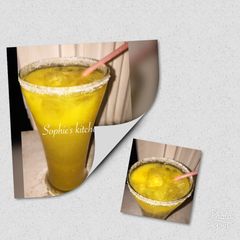 A picture of Mango soda.