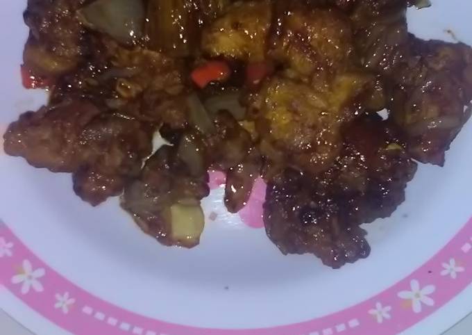 Ayam Crispy Saus Tiram