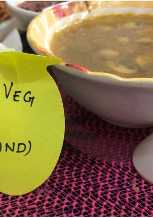 A picture of Thai veg soup.