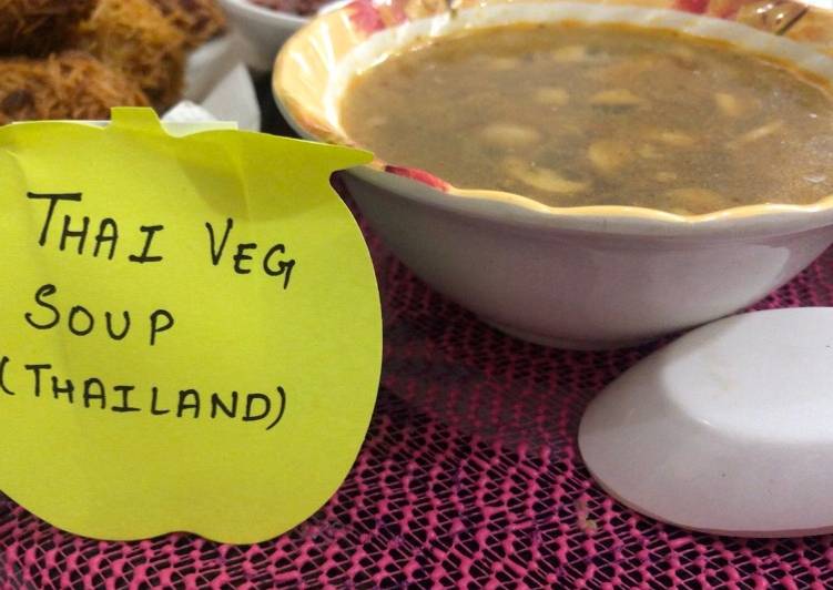 Simple Way to Prepare Perfect Thai veg soup