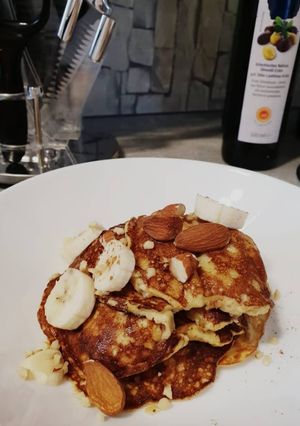 Φωτογραφία της συνταγής Pancakes με τρία υλικά !