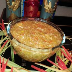 A picture of Quails soup.