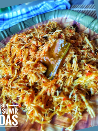 Resep 103. Abon Ayam Suwir Pedas Istimewa
