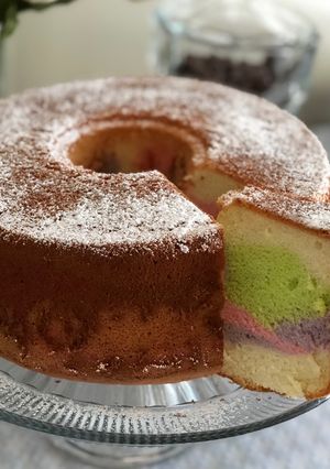 Foto resep Chiffon unicorn ala ala fla kitchen