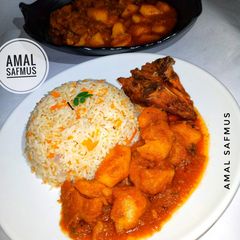 A picture of Carrot rice.