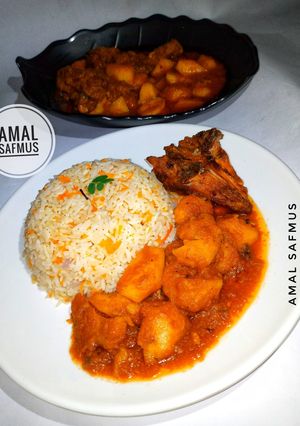 A picture of Carrot rice.