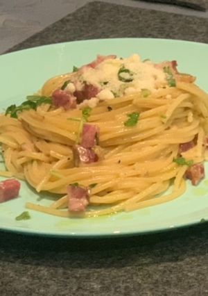 Anika carbonarája recept fotója
