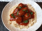 Una foto de couscous árabe