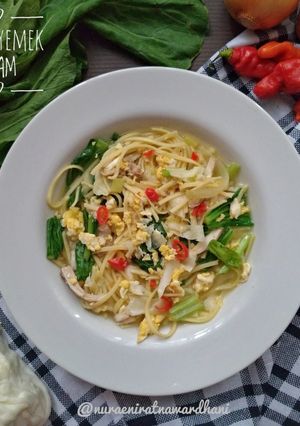 Foto resep Mie Nyemek Ayam