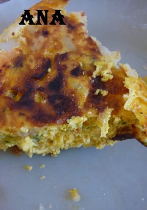 Una foto de Tortilla de puchero distinta