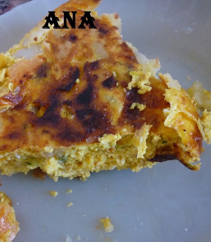 Una foto de Tortilla de puchero distinta