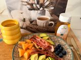Gofres Sin Gluten, Con Aguacate y Beicon