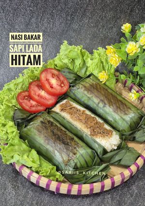 Foto resep Nasi Bakar Sapi Lada Hitam