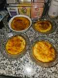 Flanes sabor vainilla y naranja en airfryer