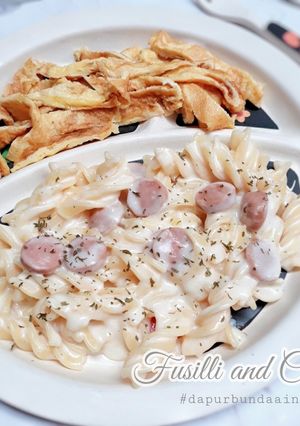 Foto resep Mac and cheese (Fusilli)