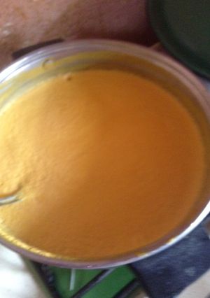 Una foto de Crema de zanahoria