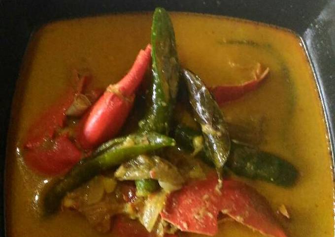 Langkah Mudah untuk Membuat Kepiting Kuah Santan, Lezat Sekali