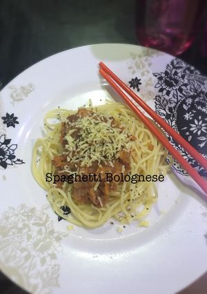 Foto resep Spaghetti Bolognese (saus homemade)