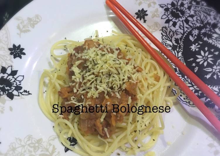 Spaghetti Bolognese (saus homemade)