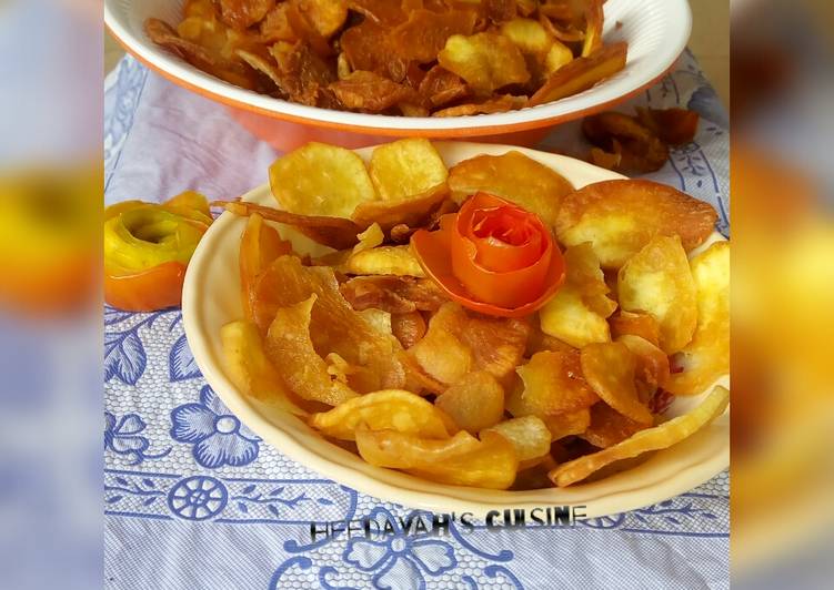 Recipe of Super Quick Homemade Sweet Crunchy Chips