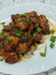 A picture of Chicken manchurian.