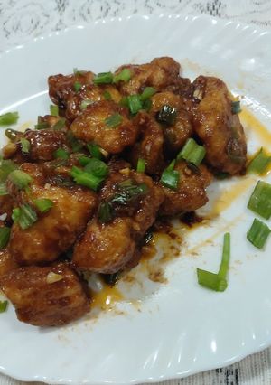 A picture of Chicken manchurian.