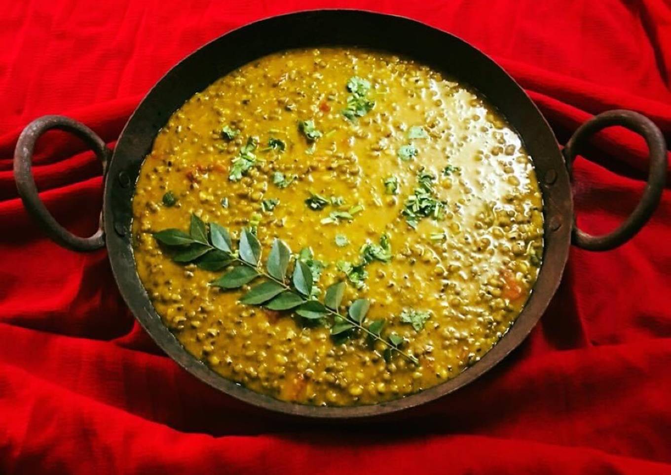 Sweet and sour moong curry..!!!
