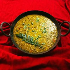 A picture of Sweet and sour moong curry..!!!.