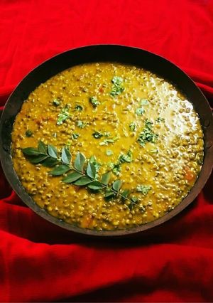 A picture of Sweet and sour moong curry..!!!.