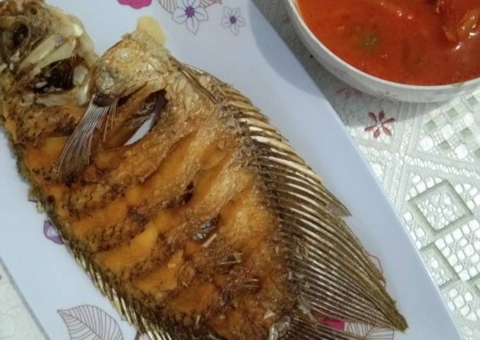 Gurame Goreng Asam Manis Praktis