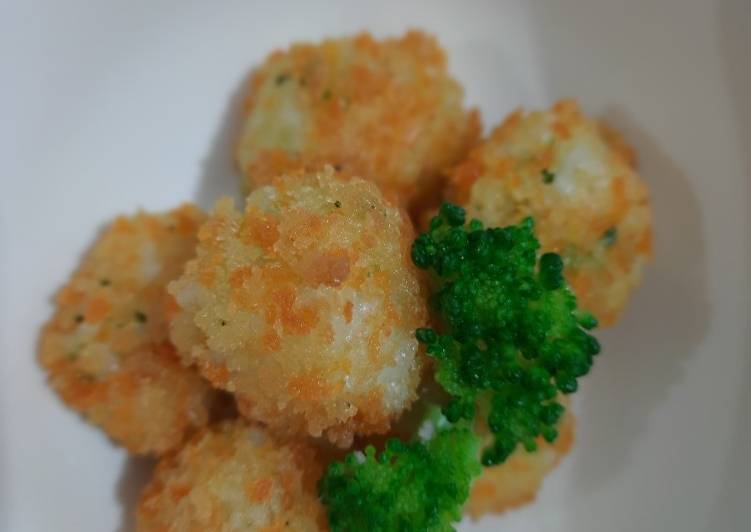 Resep Bola Nasi Udang MPASI 9+ yang sempurna