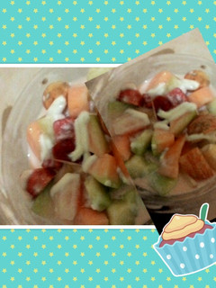 Foto resep Salad buah sederhana