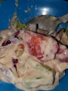 Una foto de Ensalada con paté de atún